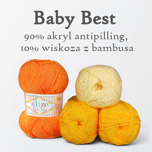 Włóczka z bambusem ALize Baby Best